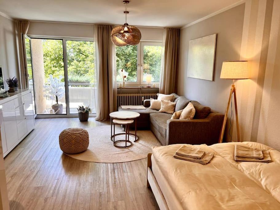 Stylish Studio Apartment With Beautiful Balcony 因戈尔施塔特 外观 照片