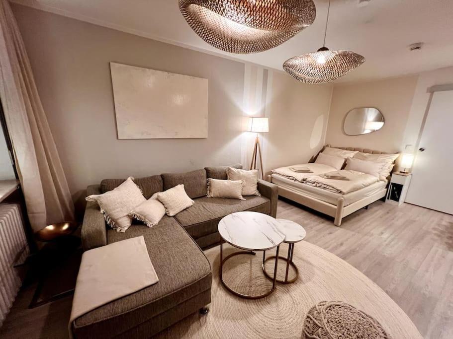 Stylish Studio Apartment With Beautiful Balcony 因戈尔施塔特 外观 照片
